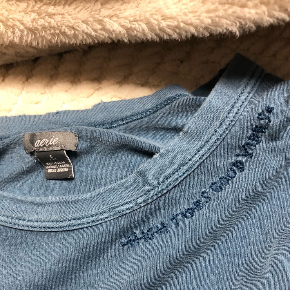 aerie beachy quote tee
